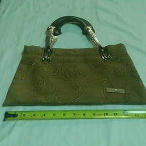 Vintage hand bag w/fork handles